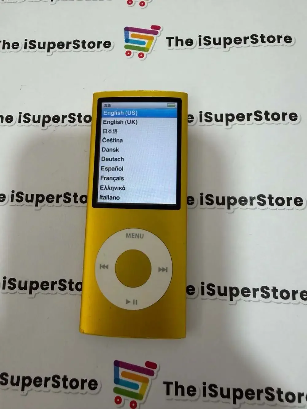 Apple iPod Nano 4th Generation 16GB Yellow -New Battery- 1 YR Warranty